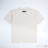 Essential Front Logo Beige T-Shirt - Photo 5