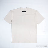 Essential Front Logo Beige T-Shirt - Photo 2