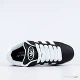 Adidas Campus Leather Black White - Photo 4