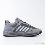 Gaxing 4 Stripes Ash Grey Sneakers - Photo 3