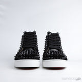 CL Louis Spikes High Sneakers White Black - Photo 8