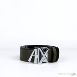 ALX Silver Buckle Black Belt - Photo 1