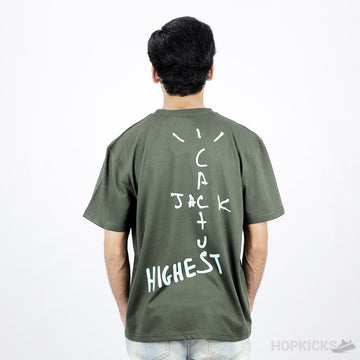 Cactus Jack Highest Tee Green [HOP Batch]