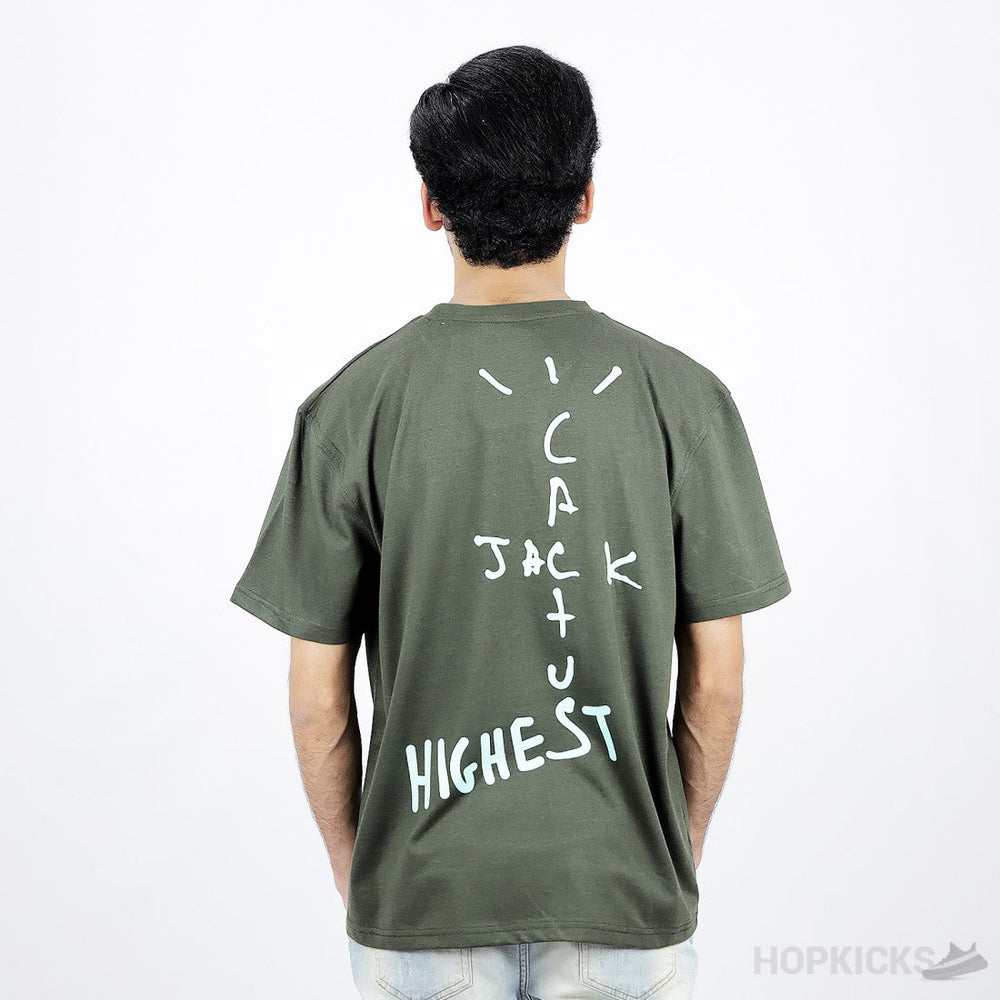 Cactus Jack Highest Tee Green [HOP Batch]