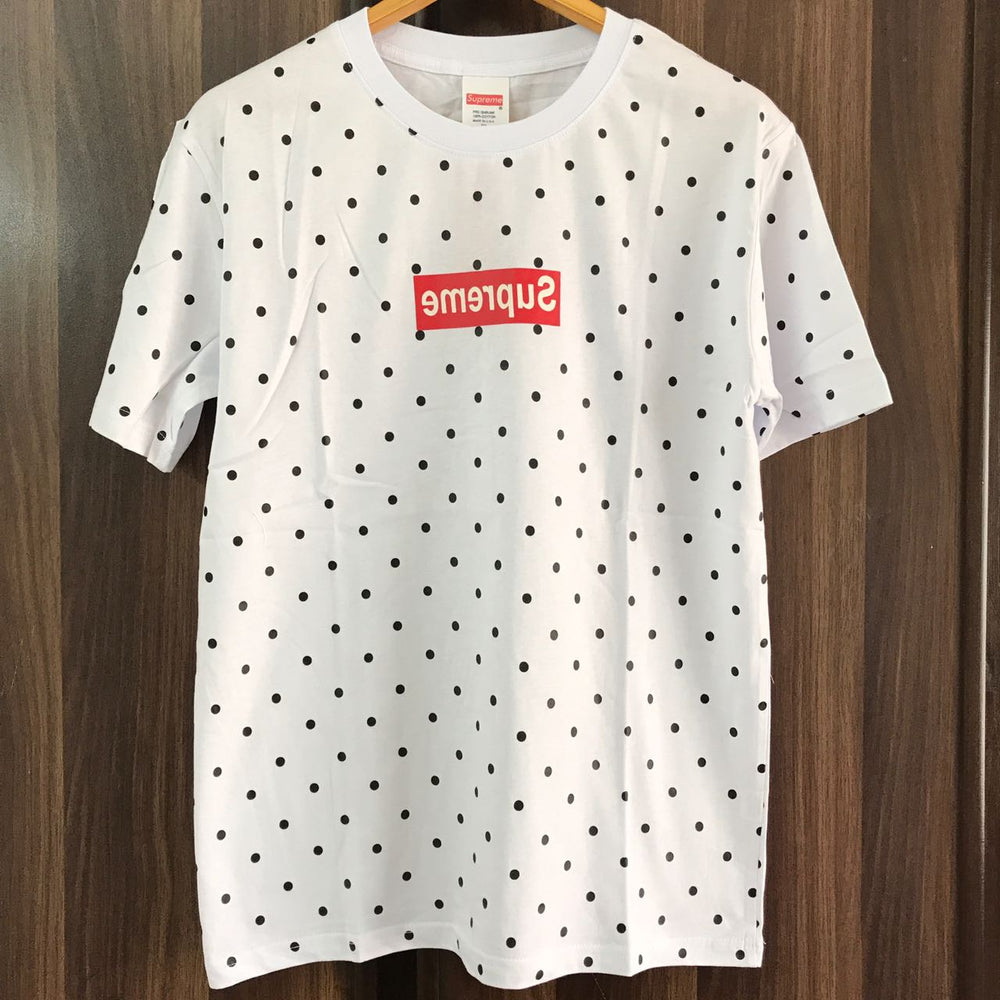 Supreme dotted white