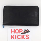 Supreme x LV Brazza Wallet Black - Photo 4