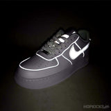Nike Air Force 1 Low White Reflective (Premium Plus Batch) - Photo 1