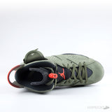Nike Air Jordan 6 Travis Scott Olive Suede (Dot Perfect) - Photo 7