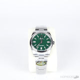 Luxury Watch Oyster Perpetual 41 Green 124300 Clean Factory Swiss Original Movement - Photo 1