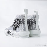 Dior x Shawn Oblique High-Top 'B23' White & Black (Dot Perfect) - Photo 8