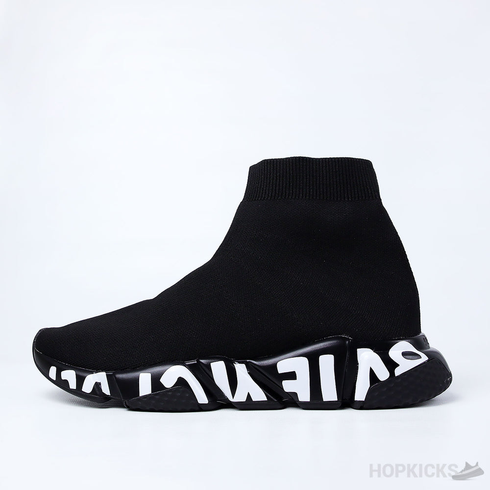 Balenciaga Speed Graffiti Trainer Black