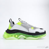 Bale*ciaga Triple S Clear Sole White Green - Photo 3