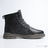 Cat Grey High Top Lace up Buckle Boots (Premium Plus Batch) - Photo 3