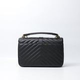 Saint Laurent Saint Laurent College Quilted Medium Shoulder Bag (Dot Perfect) - Photo 2