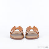 Hermes Pink Ostrich Leather Oran Sandals (Premium Batch) - Photo 6
