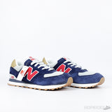New Balance 574 Dark Blue Red (Premium Batch) - Photo 7