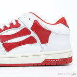 AMIRI Skel Panelled low Top White Red - Photo 8