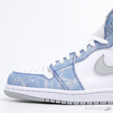 Air Jordan 1 Retro High Hyper Royal Smoke Grey (Premium Batch) - Photo 7