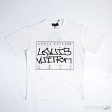 Louis Vuitton Signature Print White T-Shirt - Photo 1
