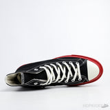 Converse Chuck Taylor All-Star 70 Hi Comme des Garcons PLAY Black Red Midsole - Photo 7