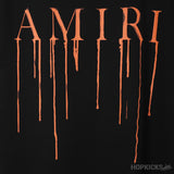 AMIRI Red Printed Black T-Shirt - Photo 2