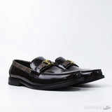 LV Major Side Monogram Brown Loafers (Dot Perfect) - Photo 7