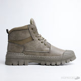 Cat Beige Grey High Top Boots (Premium Plus Batch) - Photo 3