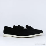 Loro Piana Black Summer Charm Loafer (Dot Perfect) - Photo 7
