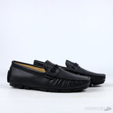 Balmain Logo-Plaque Calf Leather Loafers - Photo 7