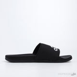 Adilette Core Black White Logo Slides - Photo 4