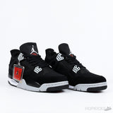 Air Jordan 4 Black Canvas (Premium Batch) - Photo 7