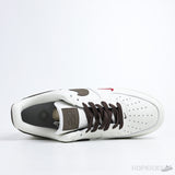 Air Force 1 Low Id White Brown Red - Photo 5