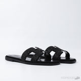 Hermès Oran Sandals Black (Premium Plus Batch) - Photo 7