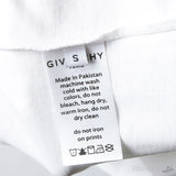 Givenchy Paris Embroidered Logo T-Shirt White - Photo 5