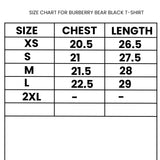 B*rberry Bear Black T-Shirt - Photo 5