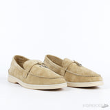 Loro Piana Beige Suede Summer Charms Walk Loafers (Premium Plus Batch) - Photo 7