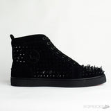 CL Black Suede Multi Level Spiked High Top (Premium Batch) - Photo 5