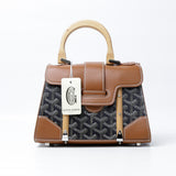 Goyard Saigon Souple Mini Bag Brown and Black (Dot Perfect) - Photo 1