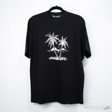 Palm Angels Logo Print Black T-Shirt - Photo 2