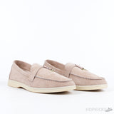 Loro Piana Brown Suede Summer Charms Walk Loafers (Premium Plus Batch) - Photo 7