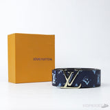 LV Monogram Blue Belt - Photo 5