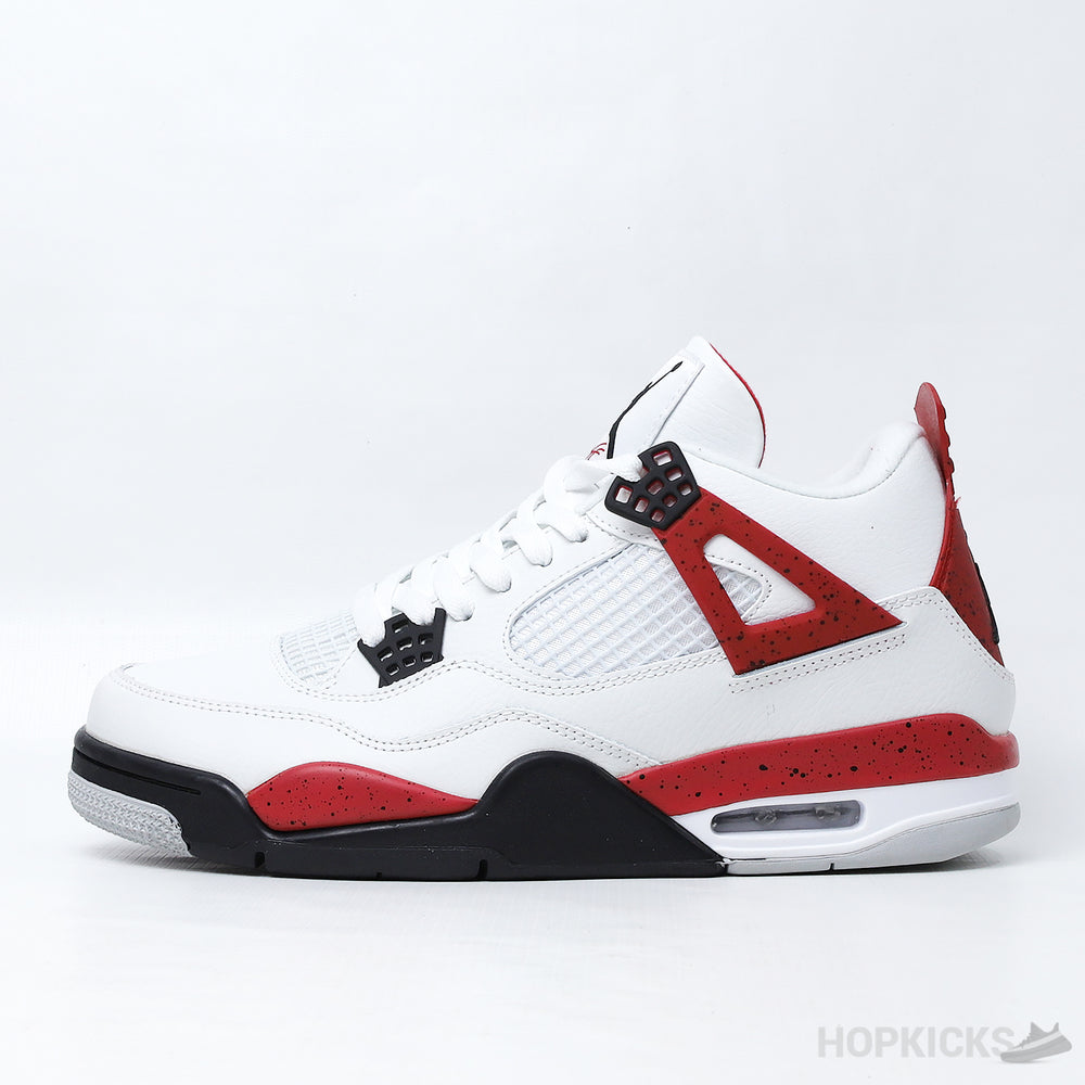 Air Jordan 4 Retro Red Cement (Dot Perfect)