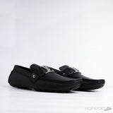 LV Black Monte Carlo Moccasin Driving Loafer - Photo 7
