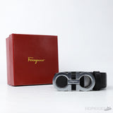 Ferragamo Double-Ganici Silver Buckle Belt - Photo 5