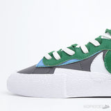 Blazer Low Sacai Medium Grey Classic Green - Photo 7