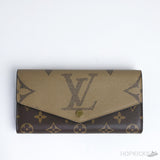 L*V Sarah Wallet Monogram Reverse Brown - Photo 1