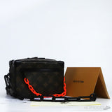 L*V Mini Soft Trunk Monogram Brown Orange - Photo 7