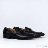 Gucci Black Leather Interlocking G Loafers (Dot Perfect) - Photo 7
