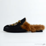 Gucci Princetown Tiger furr Loafers - Photo 1