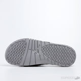 Air Jordan Hydro 4 Black Fire Red Cement Grey Slides - Photo 6